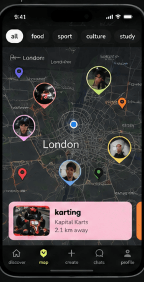 map screen